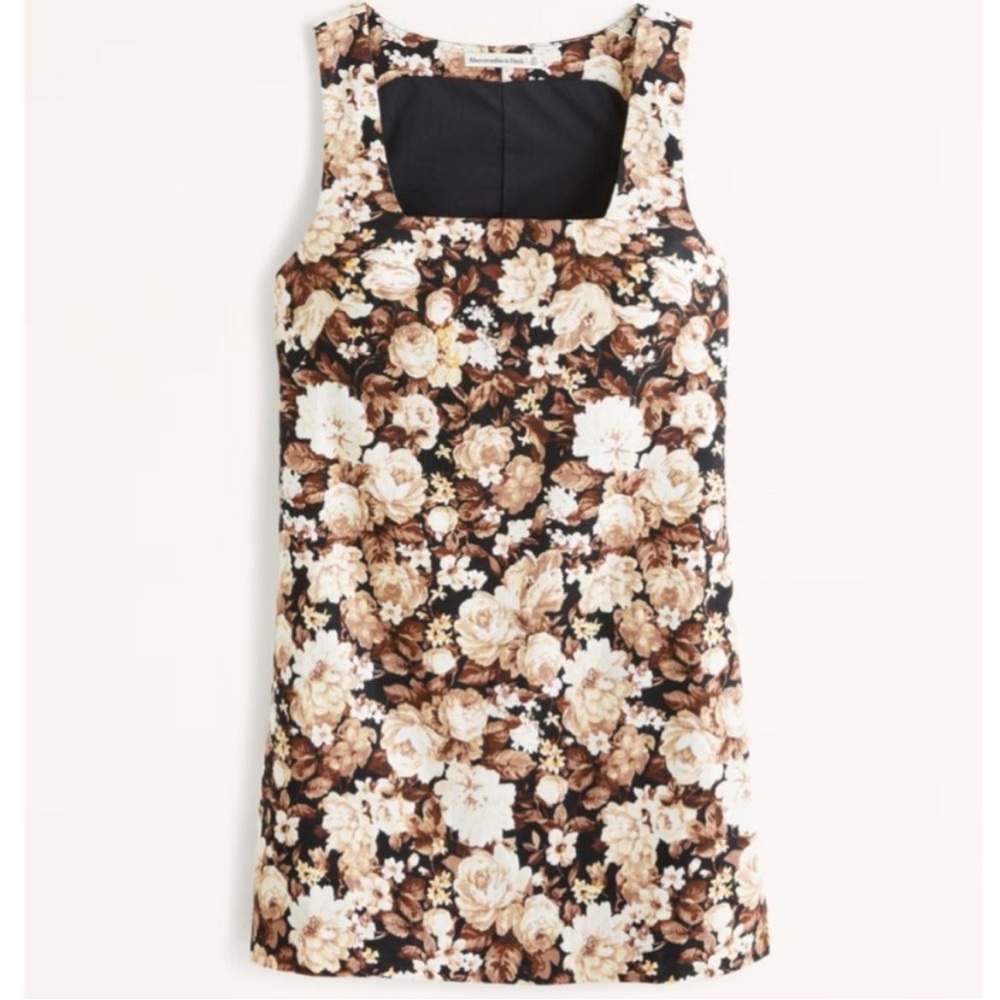 Abercrombie and Fitch Floral Linen Dress
